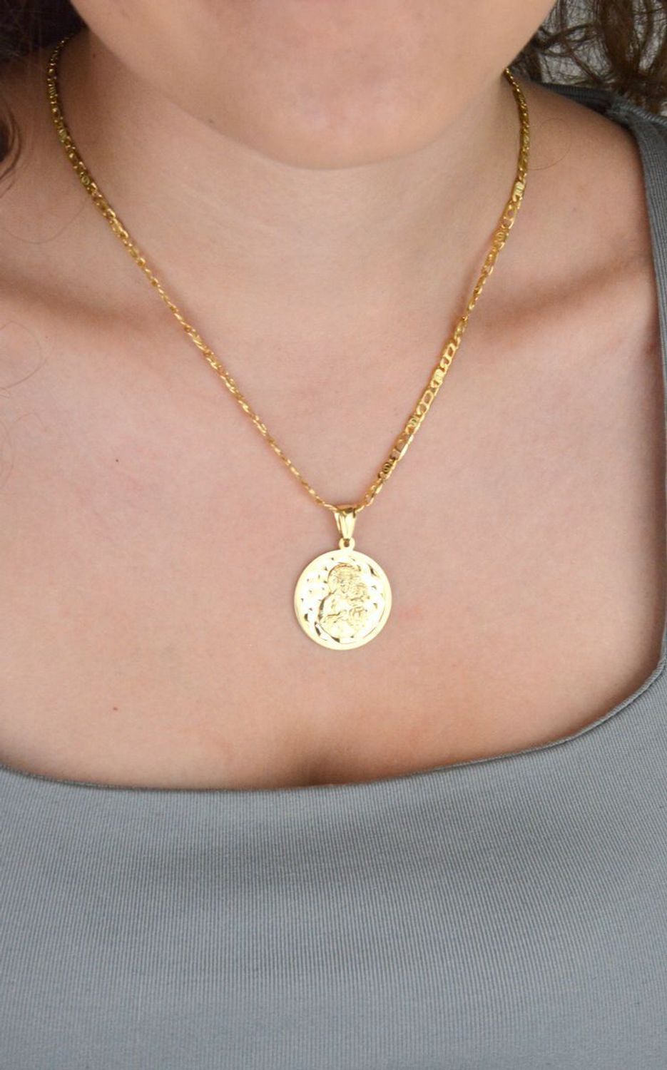 Masywny złoty łańcuszek próby 585 z efektem tygrysiego oka. Szerokość 3,5 mm, długość 55 cm, waga 15,05 g. Elegancki, męski styl – idealny na prezent.1.jpg